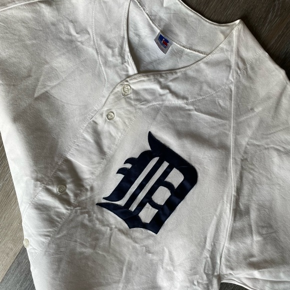 DETROIT TIGERS JERSEY VINTAGE RUSSEL - Picture 2 of 8